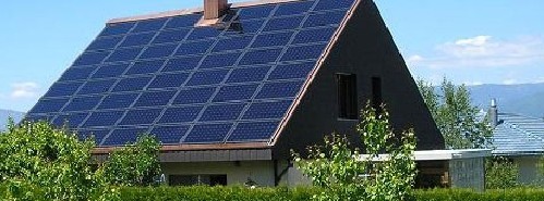 太阳能电池安装在候机室楼顶