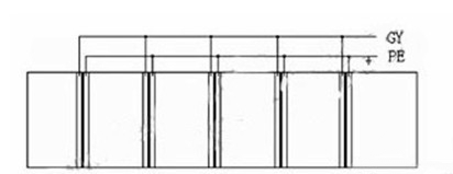 图112V电池(6单格)的高压接线图
